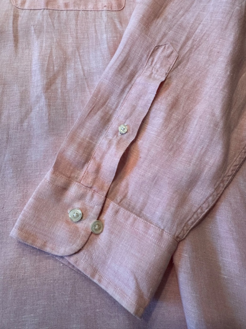 Brooks Brothers Linen Sports Polo Shirt. Baird McNutt Irish Linen. Size 3XL - Picture 6 of 10